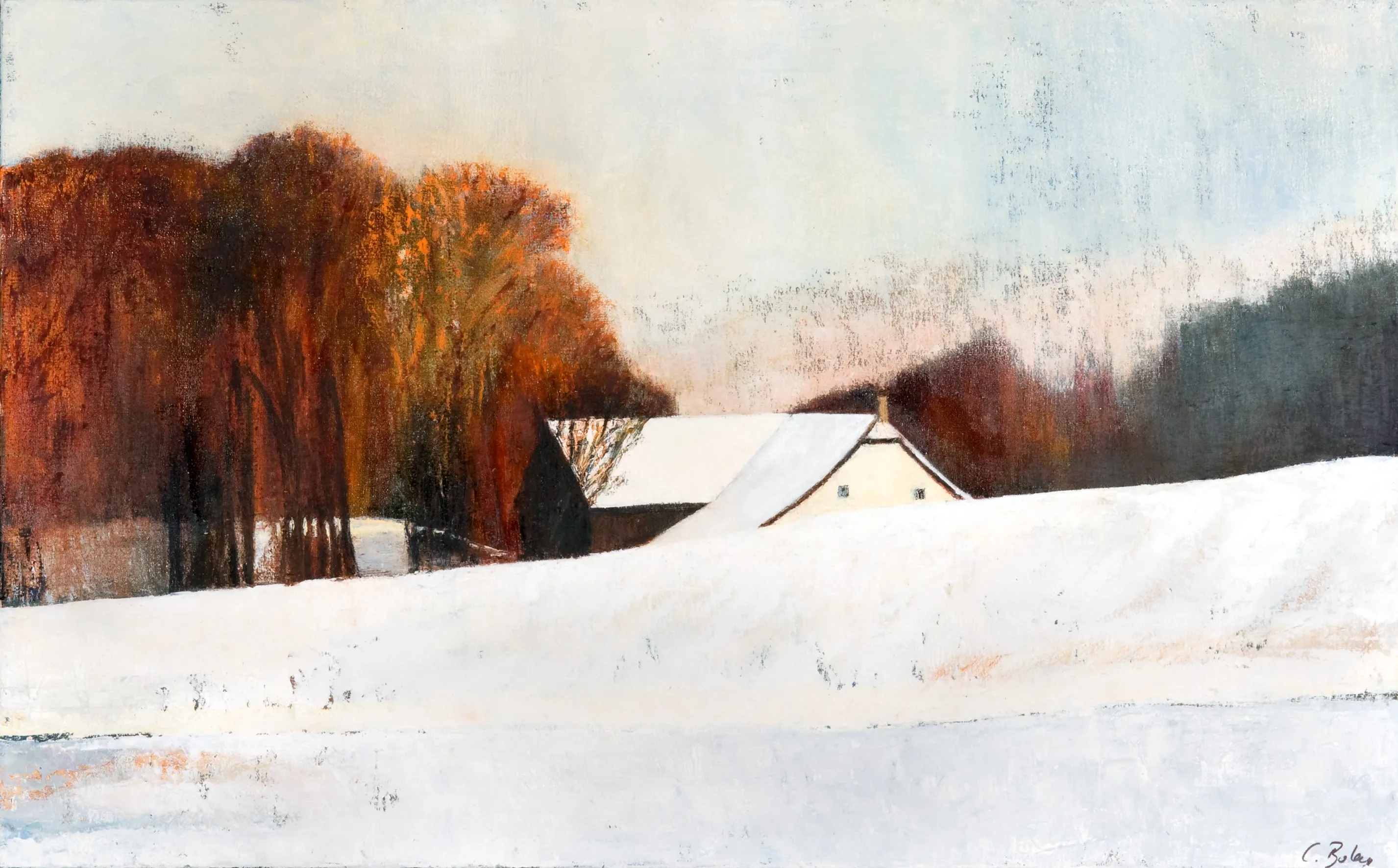 Neige, Lac de Bret II