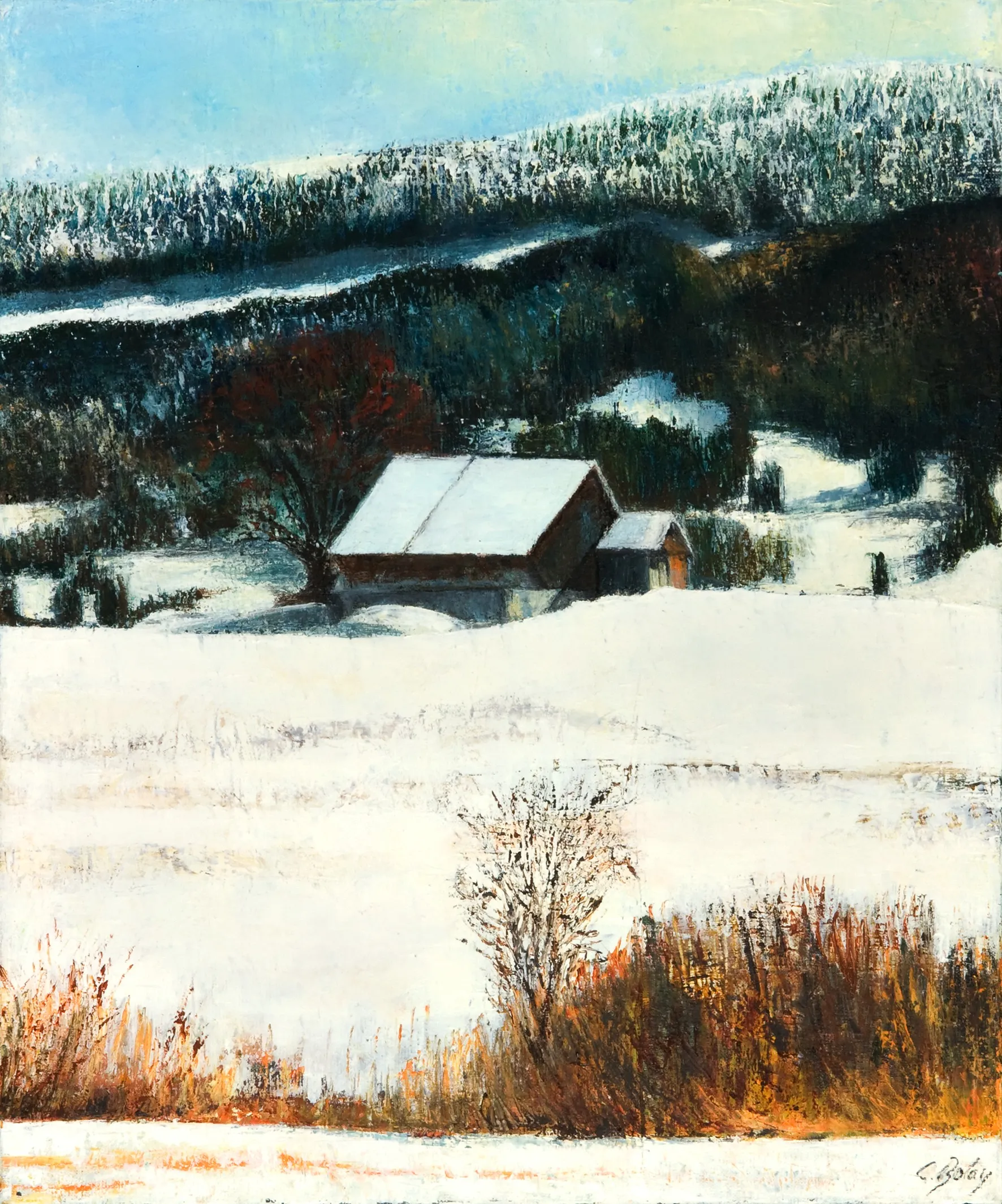 Neige, Lac Lussy III